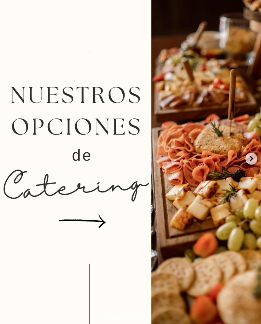Nuestras opciones de Catering